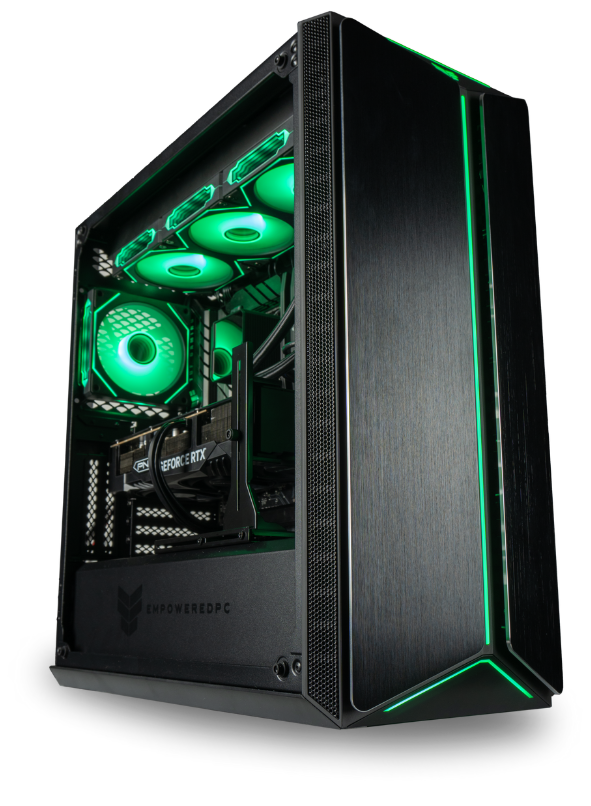 The Mantis liquid cooled gaming desktop is a high end gaming desktop build like the Corsair One Pro I200, NZXT pc, and Viper tech