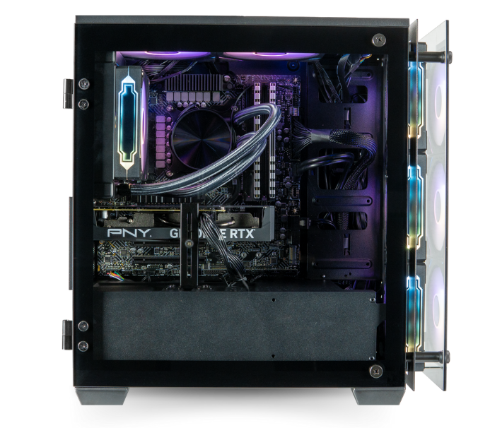 The Stratos Micro vr ready gaming pc is one of the best pc gaming rigs similar to the starforge pc or thermaltake pc