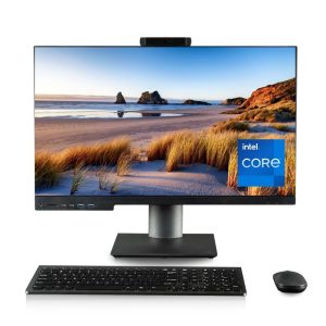 The Envision 27 inch All in One desktop computer has a vibrant IPS display and comes with a professional keyboard and mouse.