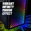 With an infinity mirror light show, Continuum is the best gaming PC for RGB compared to Maingear PC, Origin PC & Meta PC.