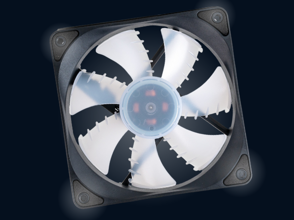 The ARGB LOTUS fans with 8 anti-vibration pads, minimize noise and enhance cooling efficiency and lifespan.