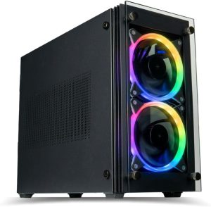The Stratos mini itx pc can fit an Nvidia GeForce RTX 4090 Ti for better performance and value unlike the NZXT H1 Mini