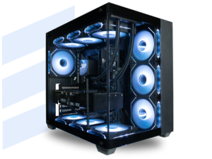 Liquid-cooled gaming rig: Conquer with RTX 4090 Ti and Intel Core i9 14900K.